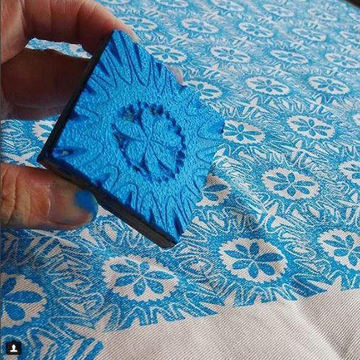 Block Printing on fabric: Preparation